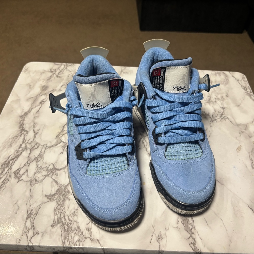 Jordan Light Blue and White Men's Sneakers